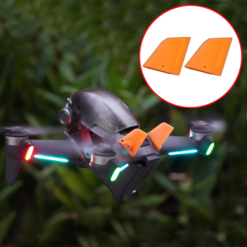 Drone 3D Modeling - Vertical Tail Wing Aerodynamic Flight Rear
