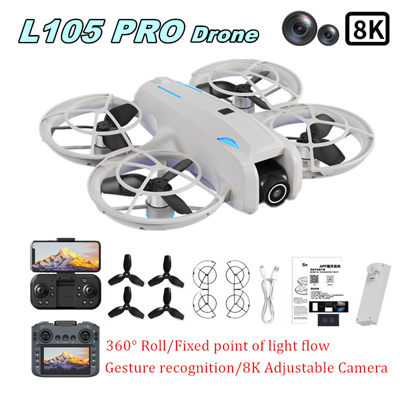 Drone Aerial Photography - L105 PRO Drone Duel 8k Lens