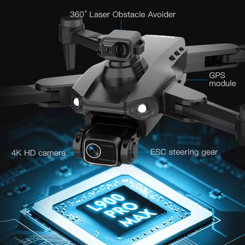 L900 Pro MAX GPS Drone 4K Prof - Drone Mapping ulasan dan harga