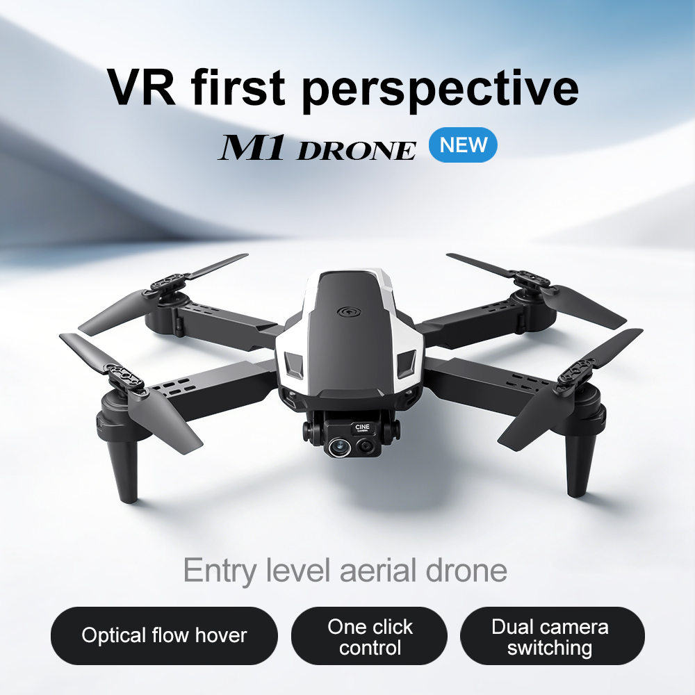 Foldable M1 VR Mini Drone RC Q - Drone Surveying ulasan dan harga