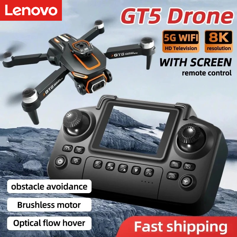 Lenovo GT5 Mini Drone 4K HD du - Drone Video Production ulasan dan harga