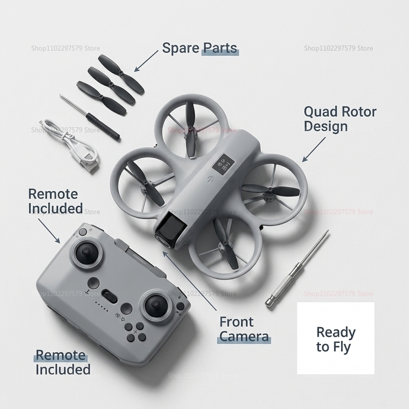 Mini Drone with 8K HD Camera F - Drone Video Production ulasan dan harga