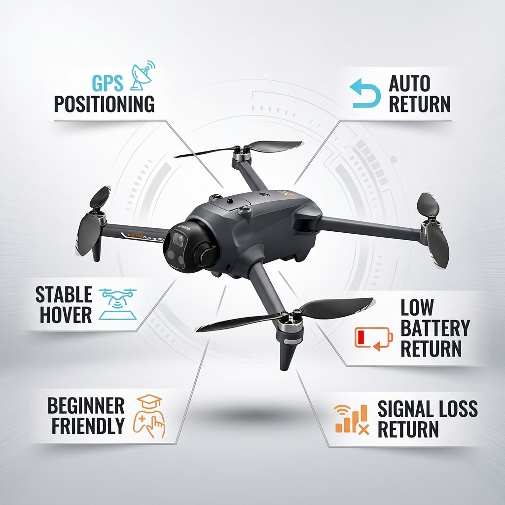 Potensic Drone GPS Auto Return - Drone Surveying ulasan dan harga