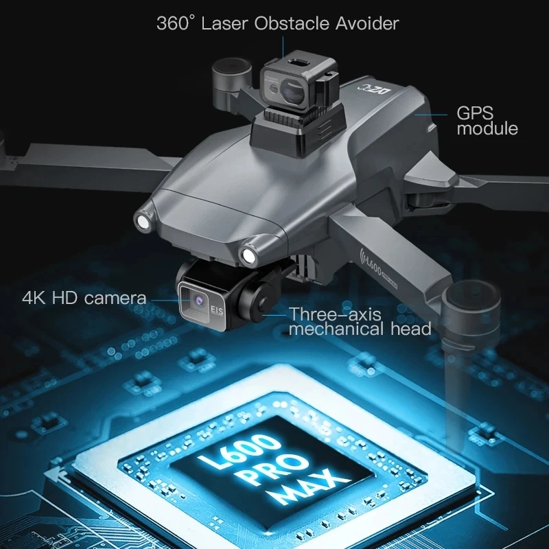 L600 PRO MAX GPS Drone Profess - Drone Mapping ulasan dan harga