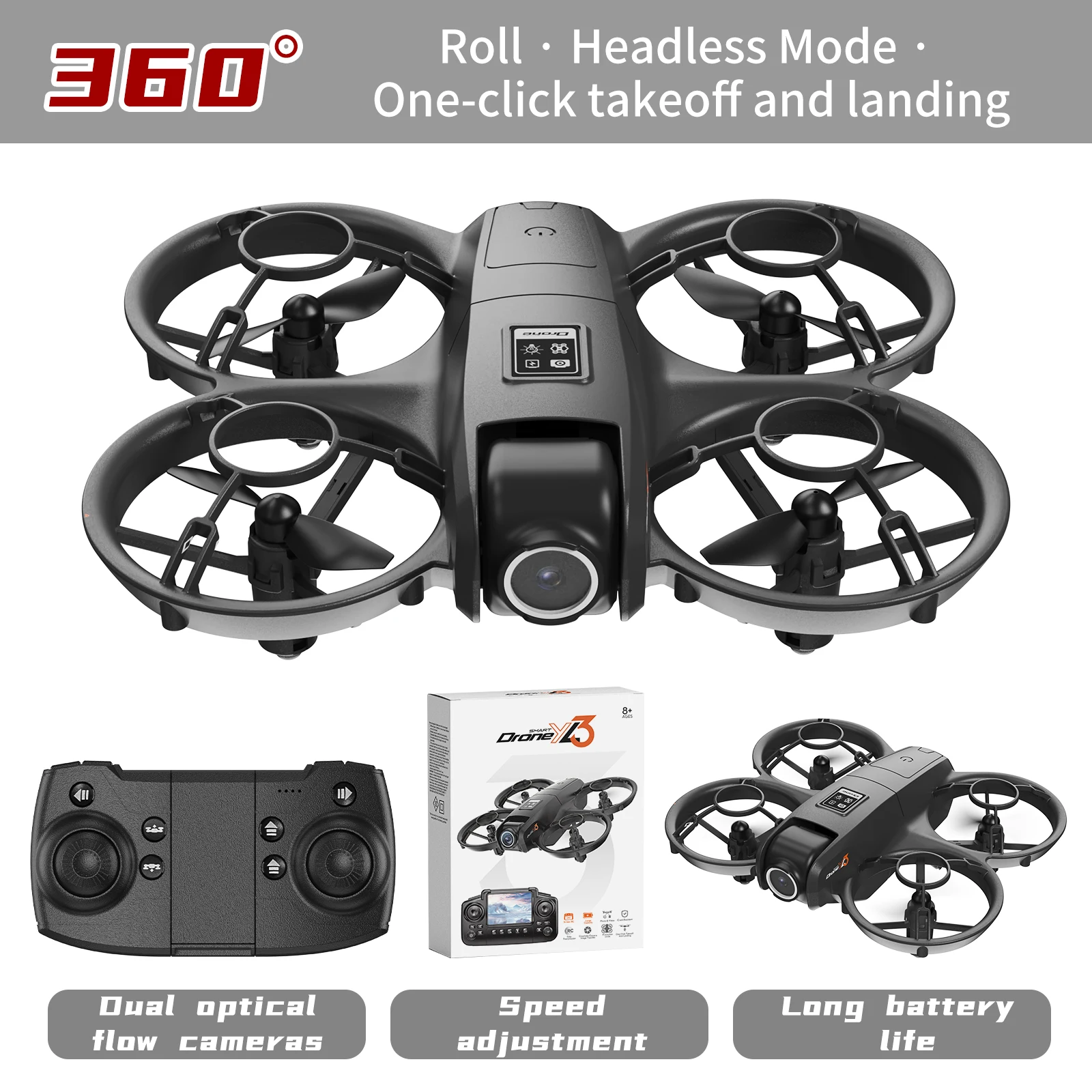 New YL3 RC Drone 8K 1080P Wide - Drone Multispectral ulasan dan harga