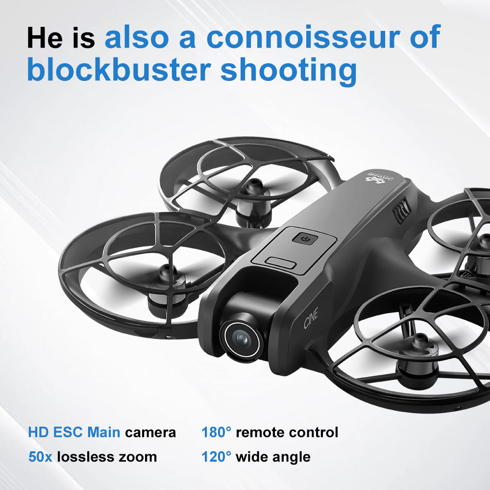 V666 Foldable Mini Drone 4K Du - Drone Cinematic ulasan dan harga